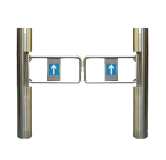 超市圓柱擺閘 刷卡道閘控制器 人行自動擺閘 感應(yīng)擺閘機(jī)